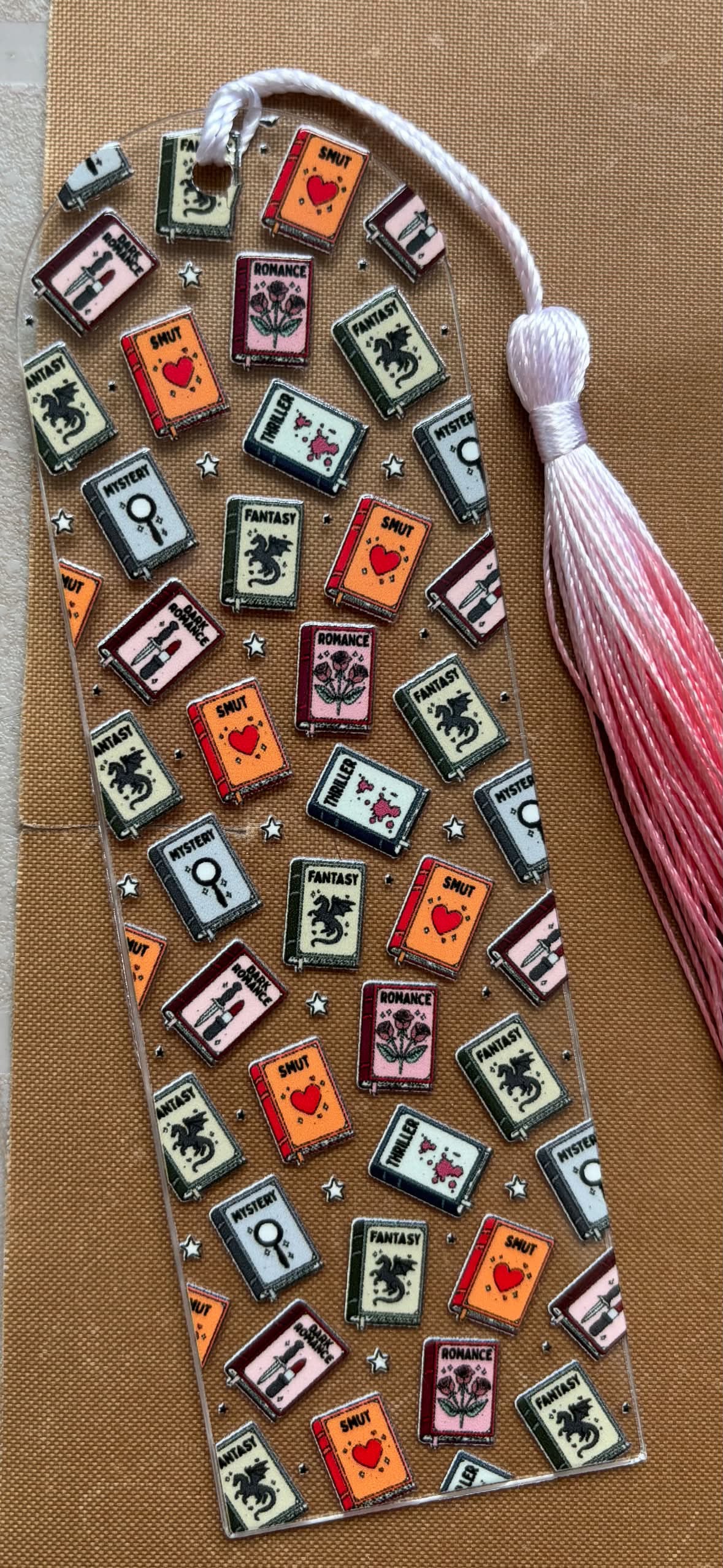 Bookish Babe Acrylic Bookmark