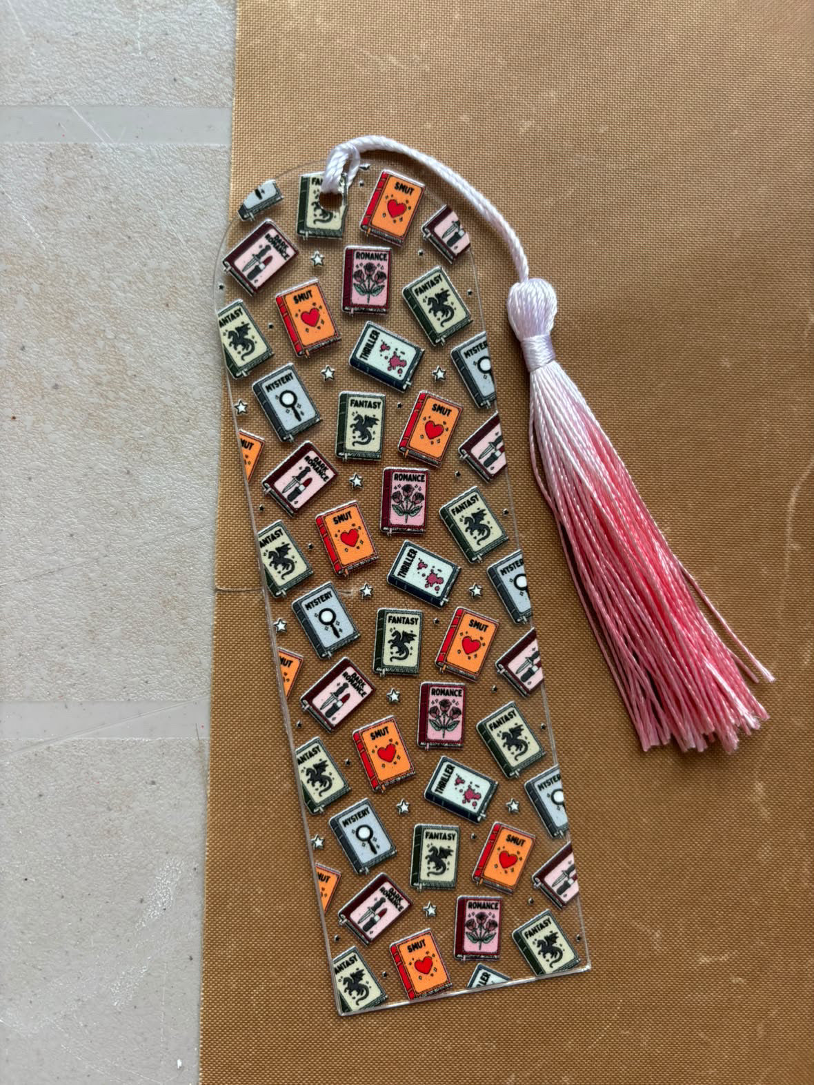 Bookish Babe Acrylic Bookmark