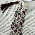 Gothic Romance Clear Bookmark with Tassel – Dark Academia & Romantasy Book Mark