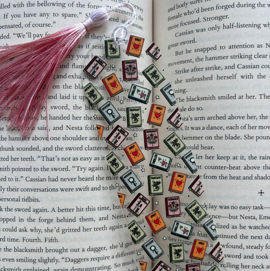 Bookish Babe Acrylic Bookmark