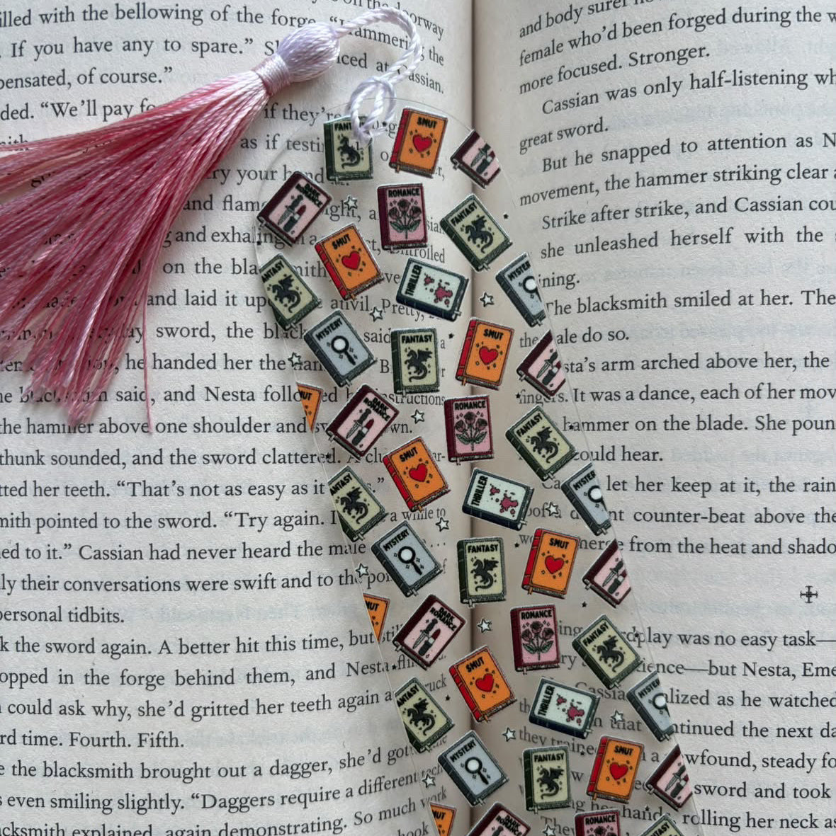 Bookish Babe Acrylic Bookmark
